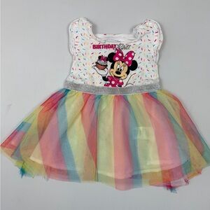 Disney Minnie Mouse Birthday Girl Toddler Dress